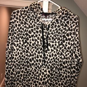 cheetah print hoodie
